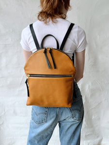 Anni Large Backpack: Straw